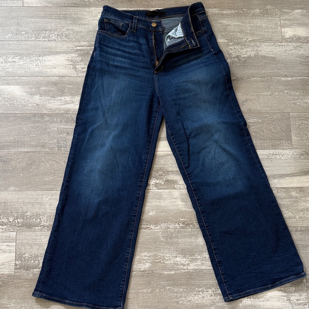 Joe's Jeans Women's Wide Leg Dark Blue Denim Jeans